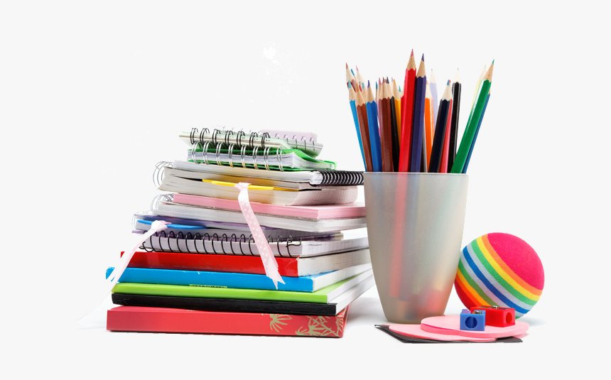 Transparent Pencil And Paper Png - Pens Pencils And Notebooks, Png Download