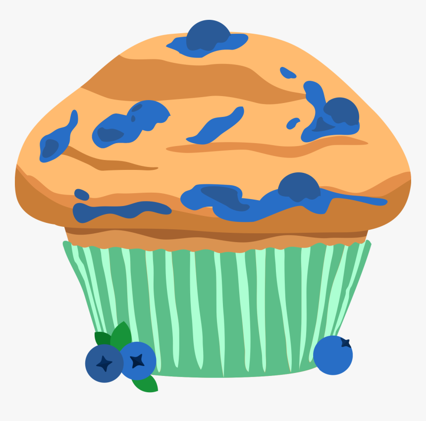 Blueberry Muffin Icon Png, Transparent Png