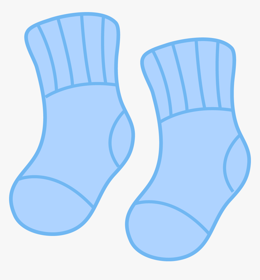 Clip Art Baby Boy Onesie Clipart Kid - Baby Socks Clip Art, HD Png Download