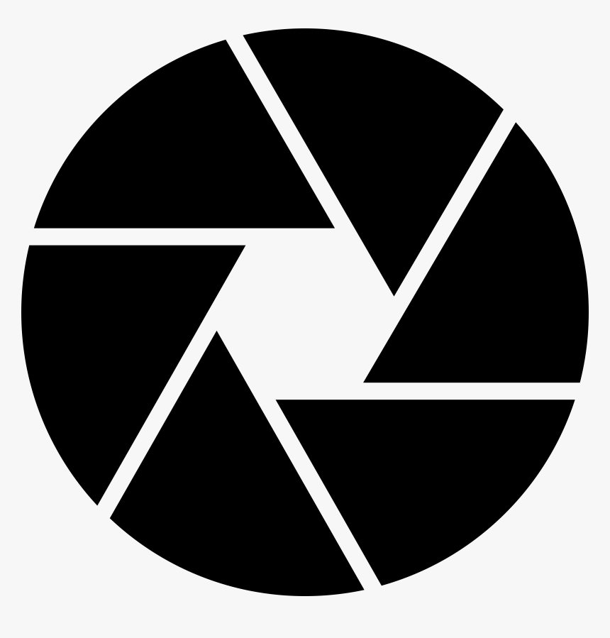 Camera Iris Closing - Camera Shutter Logo Png, Transparent Png