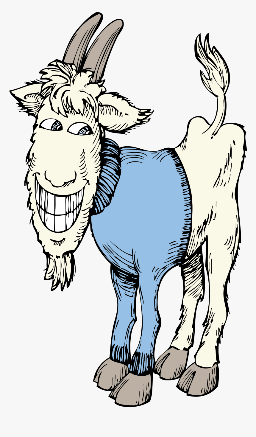 Funny Goat Clipart, HD Png Download