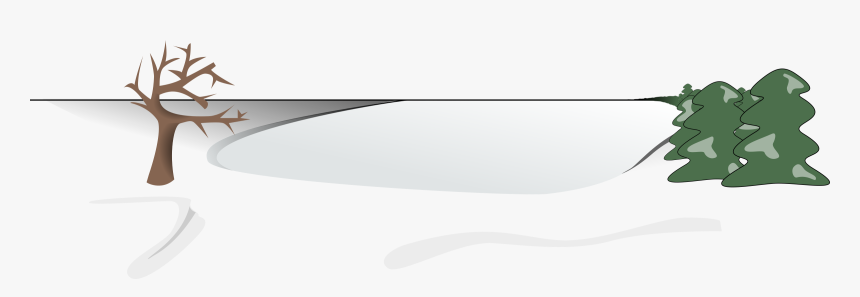 Winter View Of Lake Icons Png - Frozen Winter Clipart No Background Transparent, Png Download