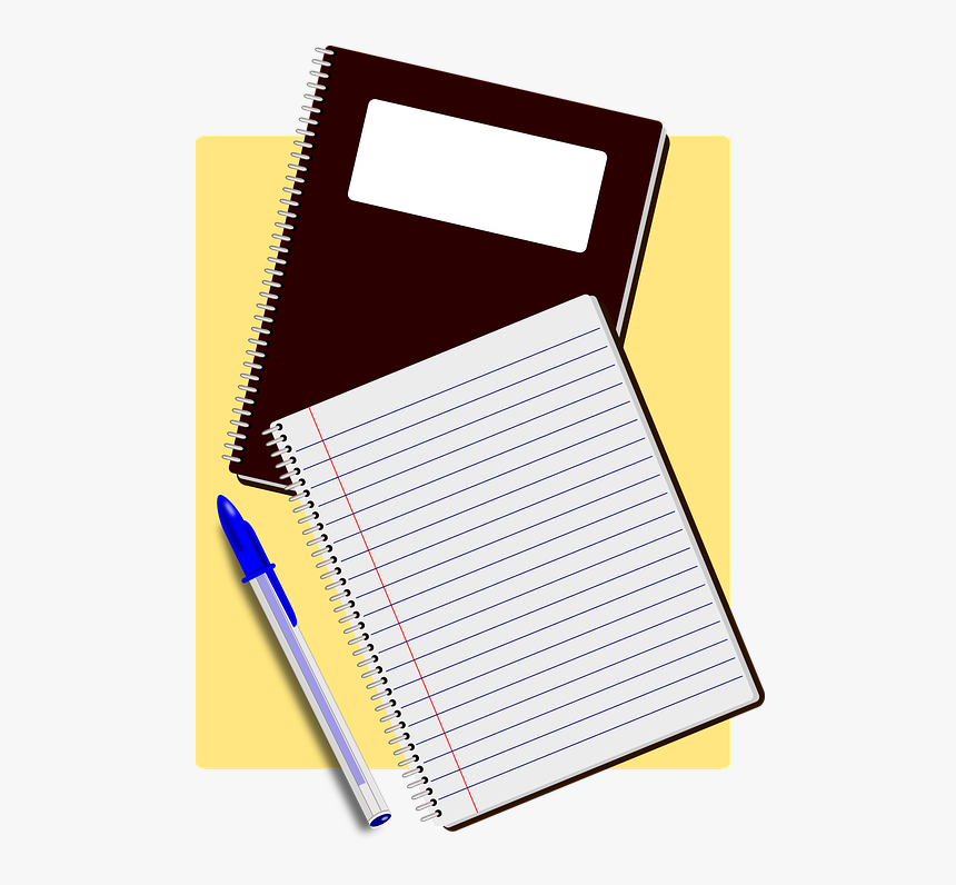 Cuaderno De Notas Png, Transparent Png