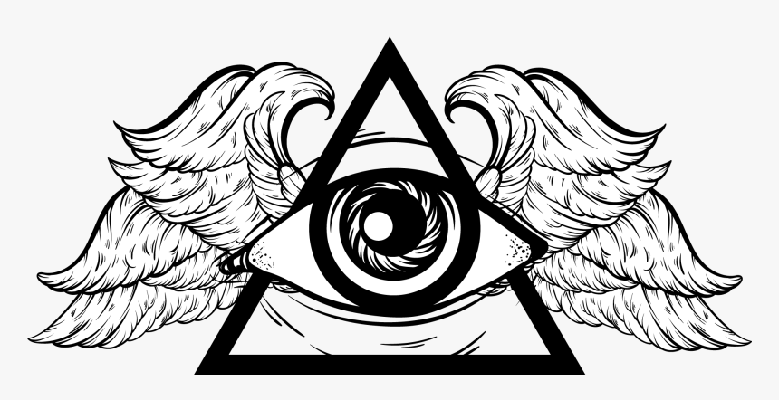 All Seeing Eye Png - All Seeing Eye With Wings, Transparent Png