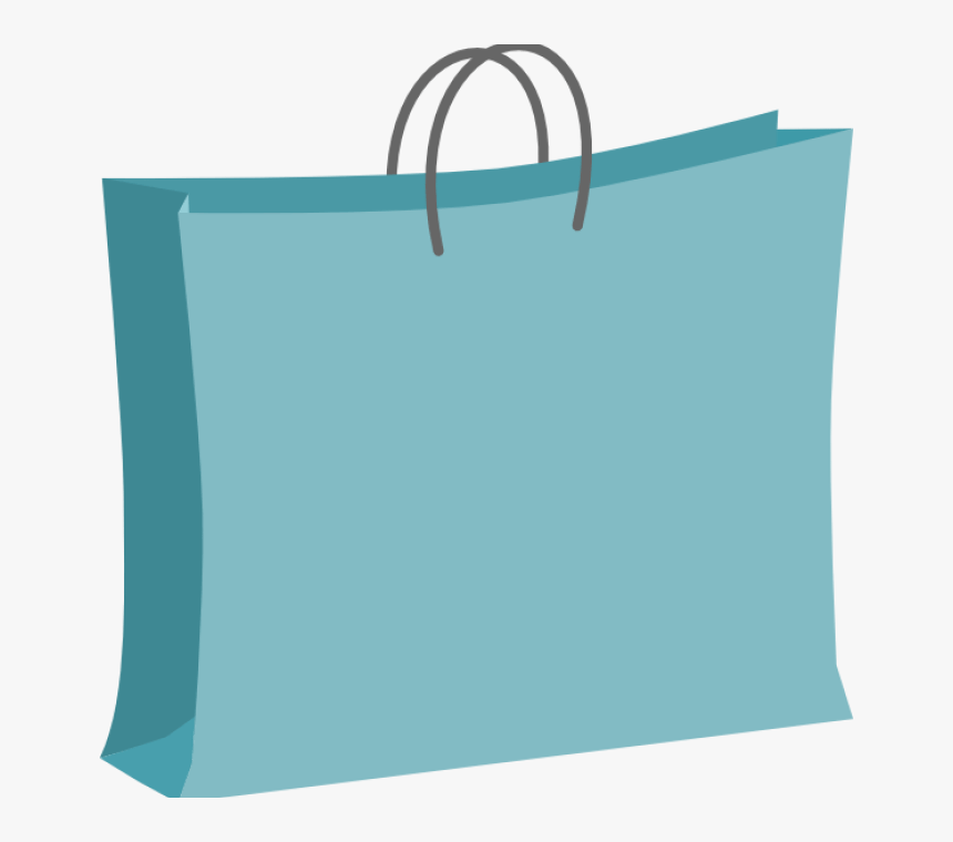 Blue Shopping Bag Png, Transparent Png