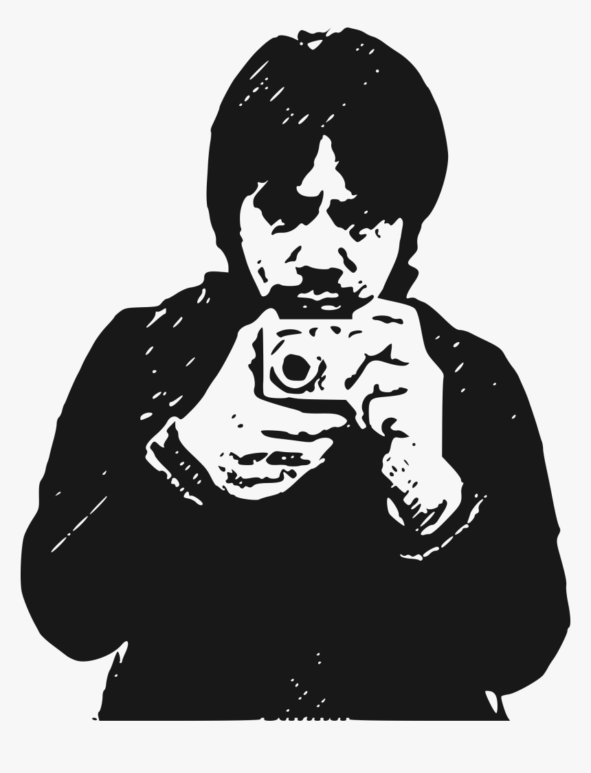 Camera Man People Free Picture - فيكتور شخص يصور بكاميرا, HD Png Download