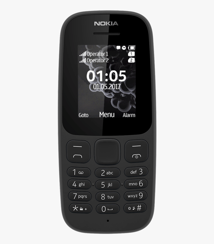 Nokia - Nokia 105 2 Sim, HD Png Download