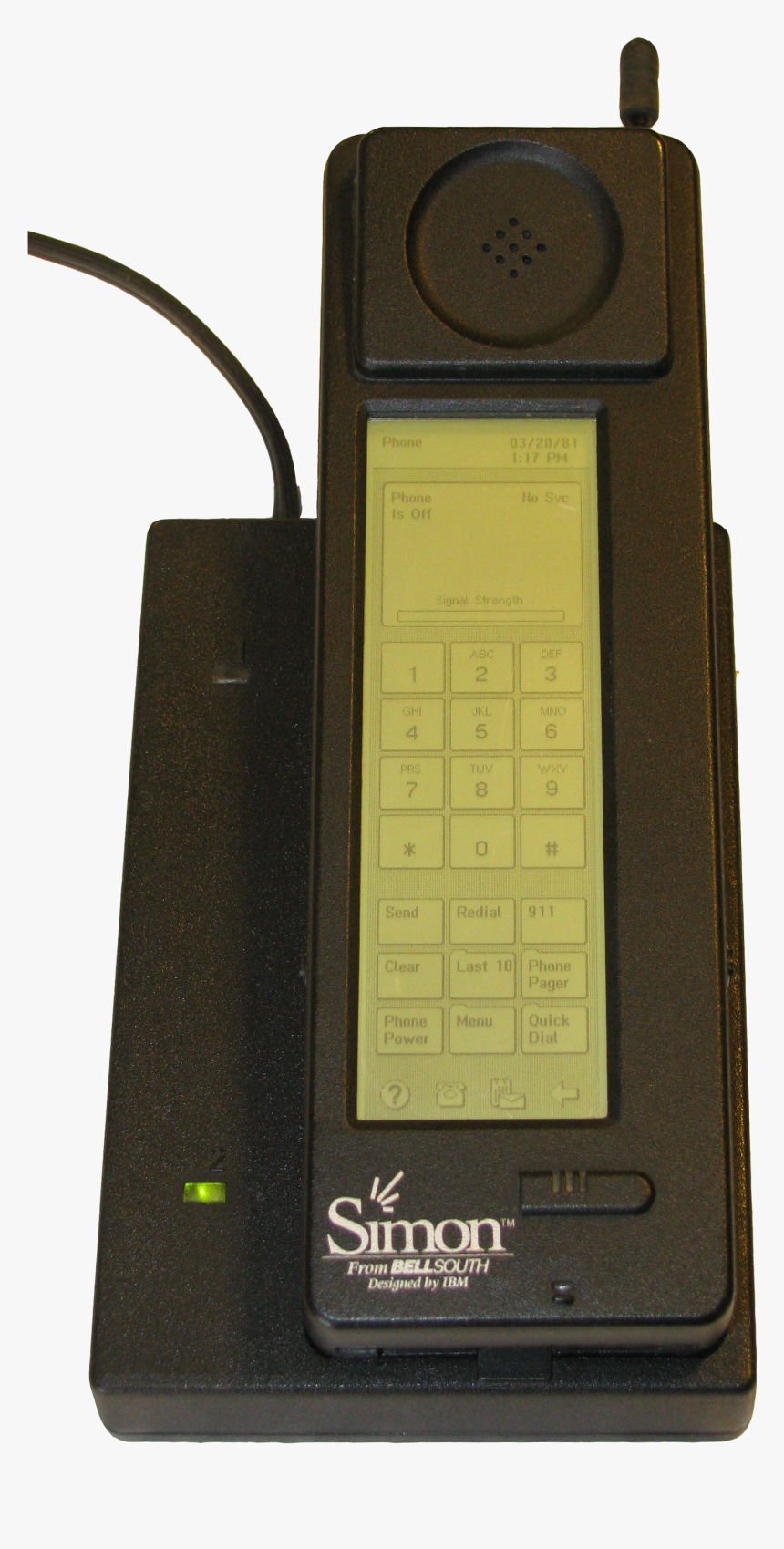 Photograph Of The Simon Personal Communicator Shown, HD Png Download