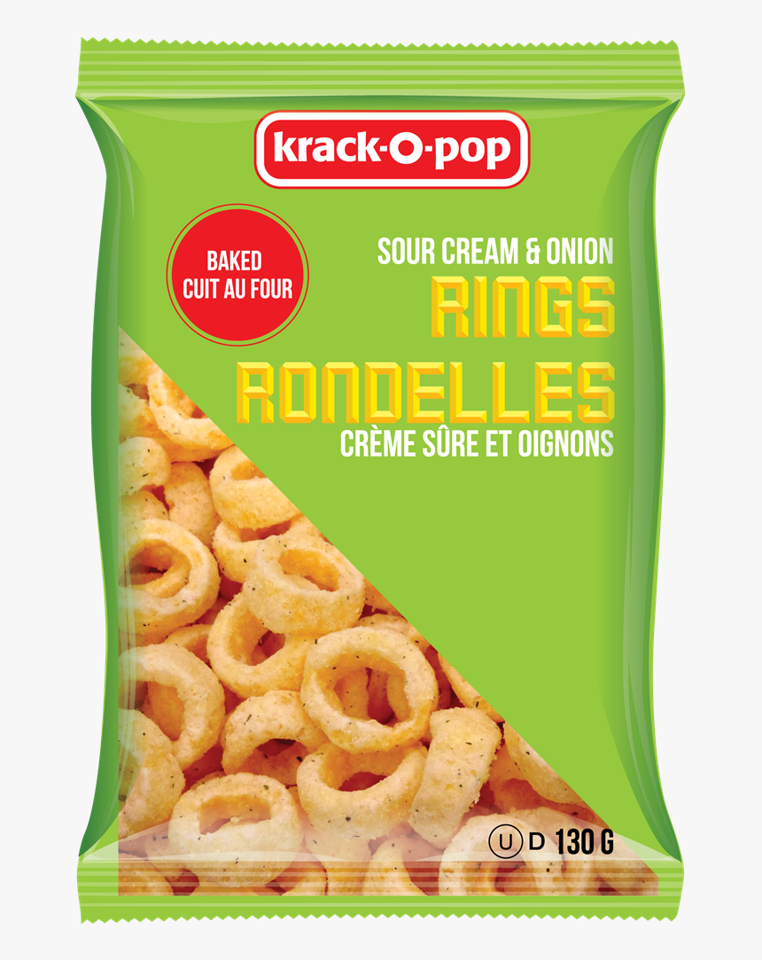 Sour Cream And Onion Rings - Krack O Pop, HD Png Download