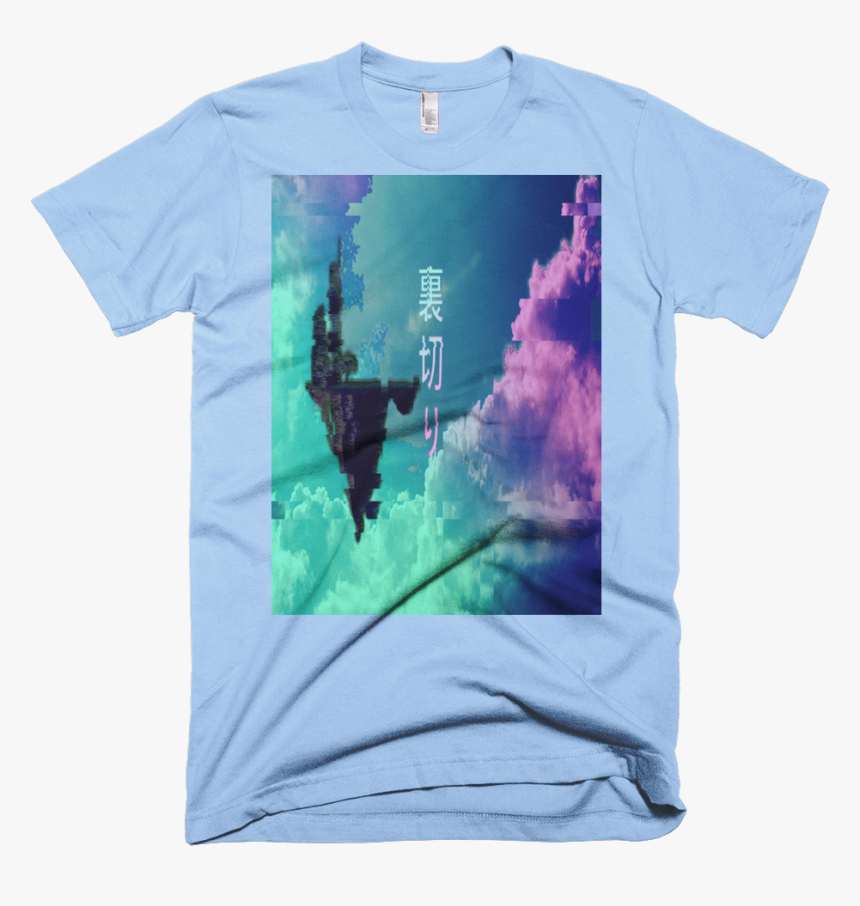 Image Of Vaporwave Floating City T Shirt, HD Png Download