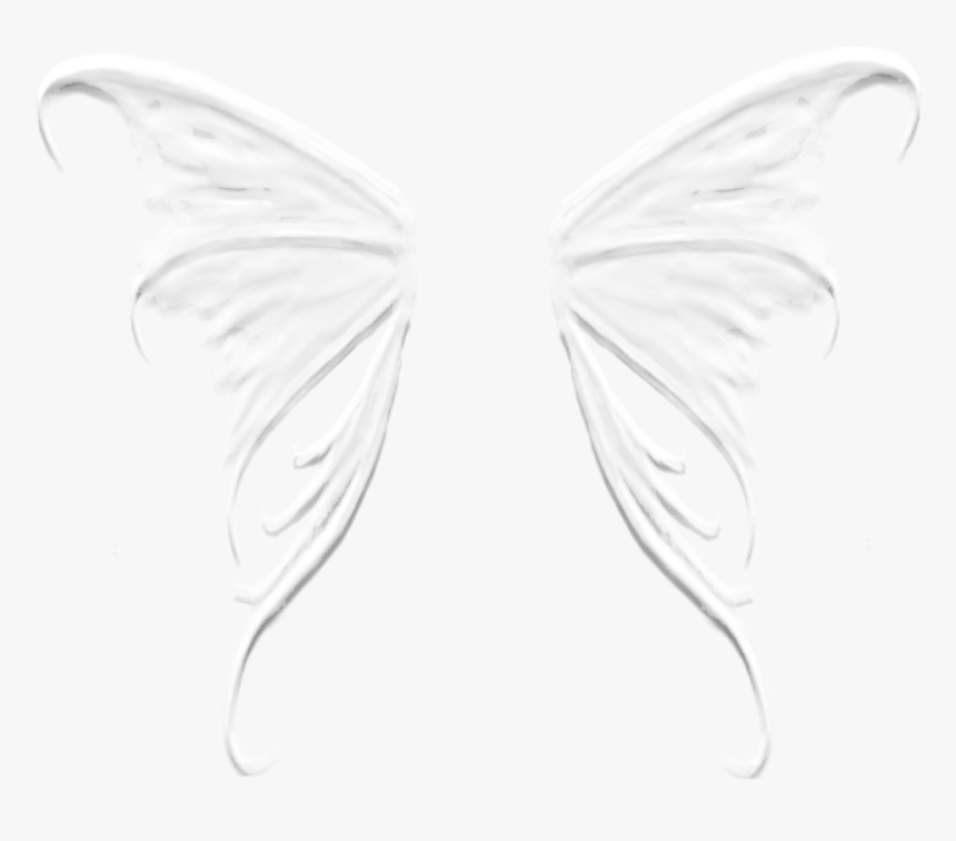 4 Kb, V - White Wings Png For Picsart, Transparent Png