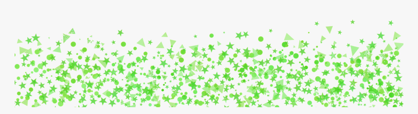 Confetti, Birthday Party, Green - Transparent Green Confetti Png, Png Download