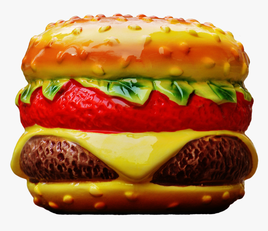 Cheeseburger Hamburger Junk Food Fast Food Onion Ring, HD Png Download