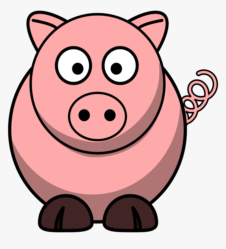 Domestic Pig Free Content Clip Art - Pork Clipart, HD Png Download
