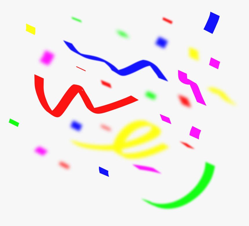Free Confetti Clip Art - Cartoon Confetti Clipart, HD Png Download