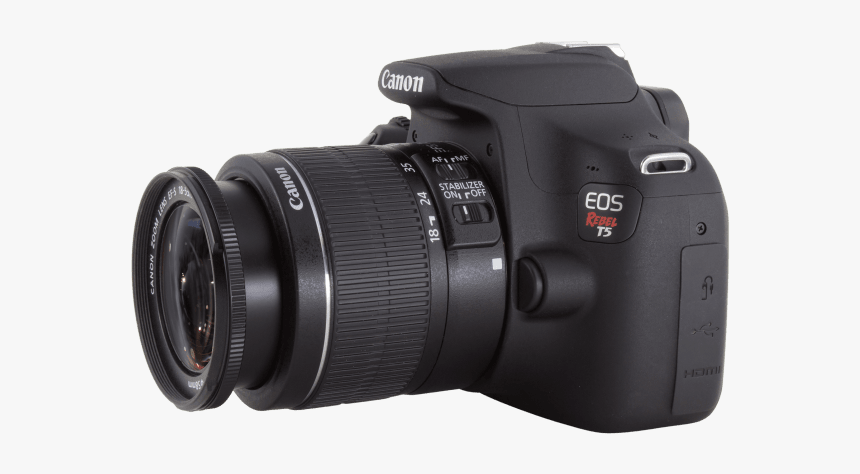 Canon Eos Rebel T5 Side, HD Png Download