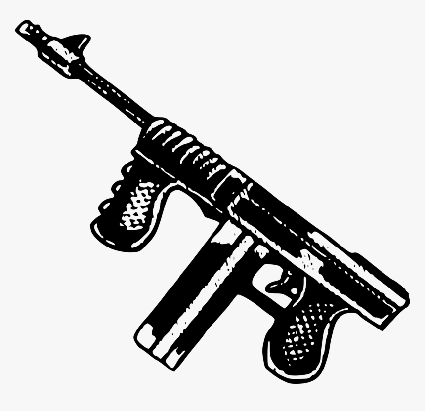 Machine Gun,gun Barrel,weapon - Guns Clipart, HD Png Download