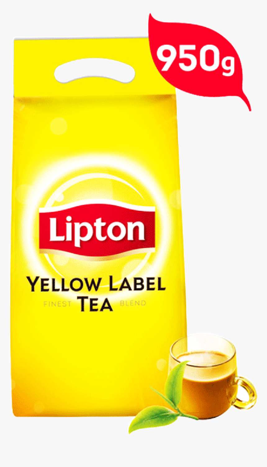 Lipton Yellow Label Tea Pouch 950 Gm - Lipton Tea 950gm Png, Transparent Png