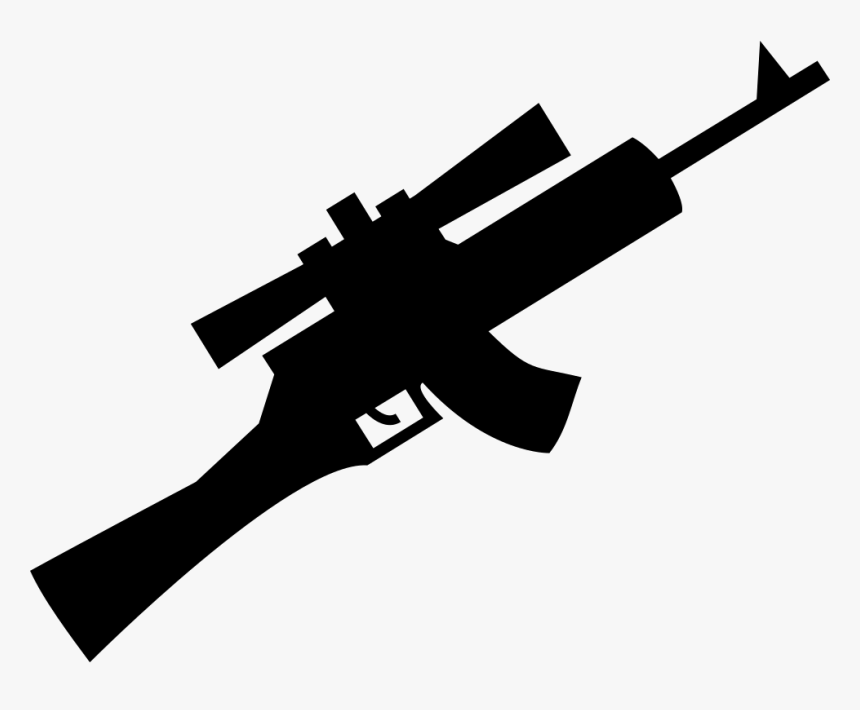 Sniper Rifle - Rifle Icon Black Png, Transparent Png