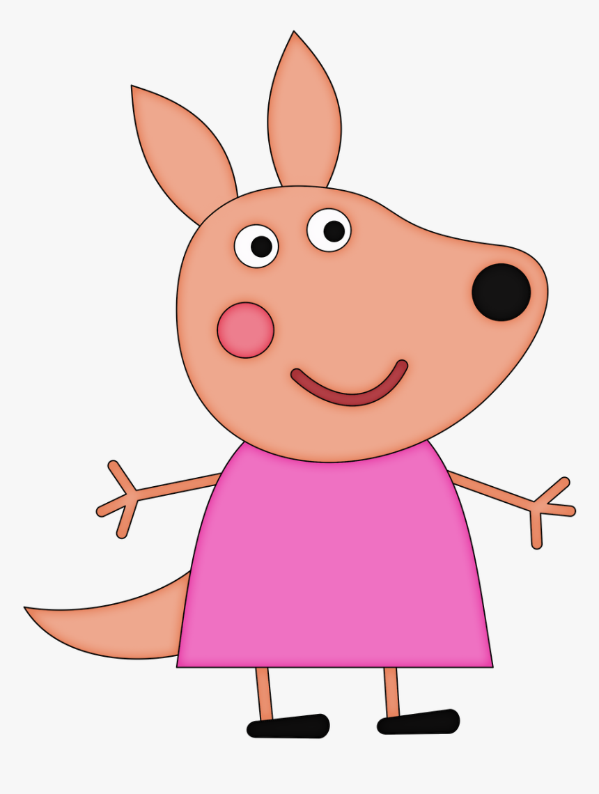 Clipart Mom Pig - Cartoon, HD Png Download