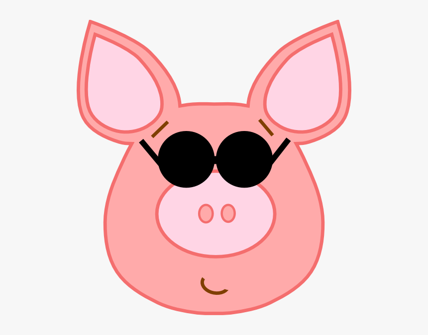Cool Pig Svg Clip Arts - Pig In Pearls Clip Art, HD Png Download