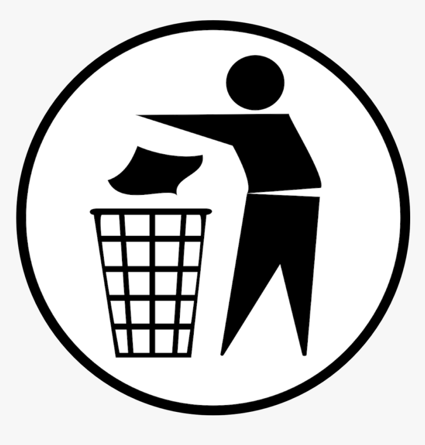 Papelera, Hombre, De Basura, Bin, Persona, Reciclar - Keep Ur City Clean, HD Png Download