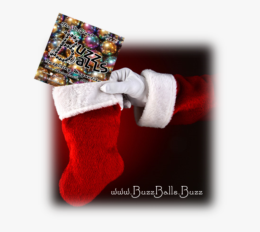 Santa S Hand - Christmas Stocking, HD Png Download