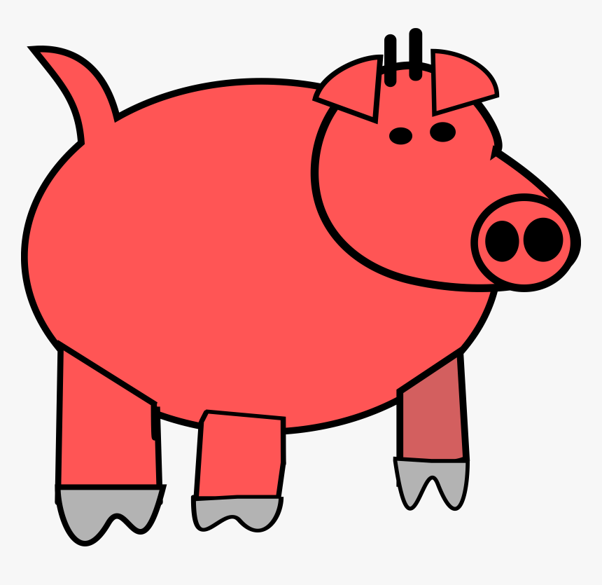 Pig - Face - Clipart - Cartoon Pig - Clipart Crabs, HD Png Download