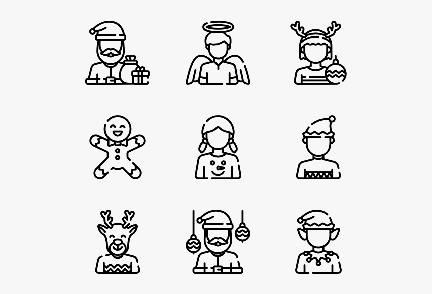 Christmas Avatars - Cartoon, HD Png Download