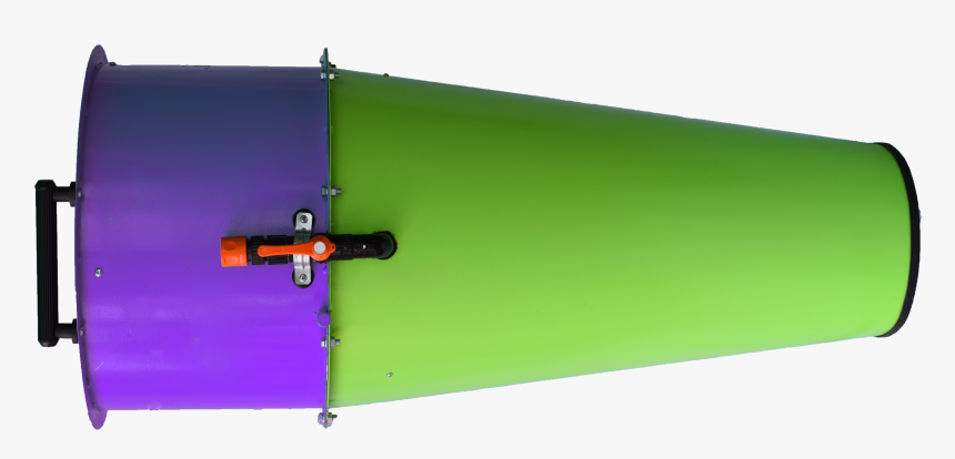 Cañón De Espuma Lila Con Verde - Window Blind, HD Png Download