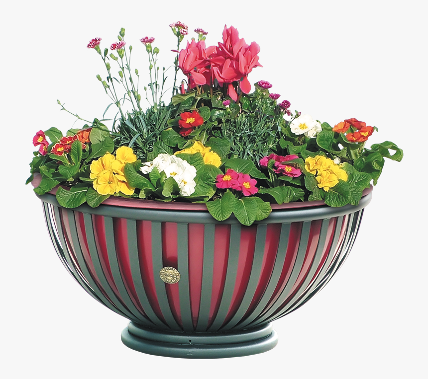 Metal Planter With Tub To Furnish Public Spaces, Tulip - Flower Tree With Tub, HD Png Download