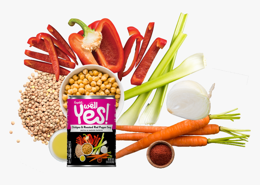 Chickpea And Red Pepper - Natural Foods, HD Png Download