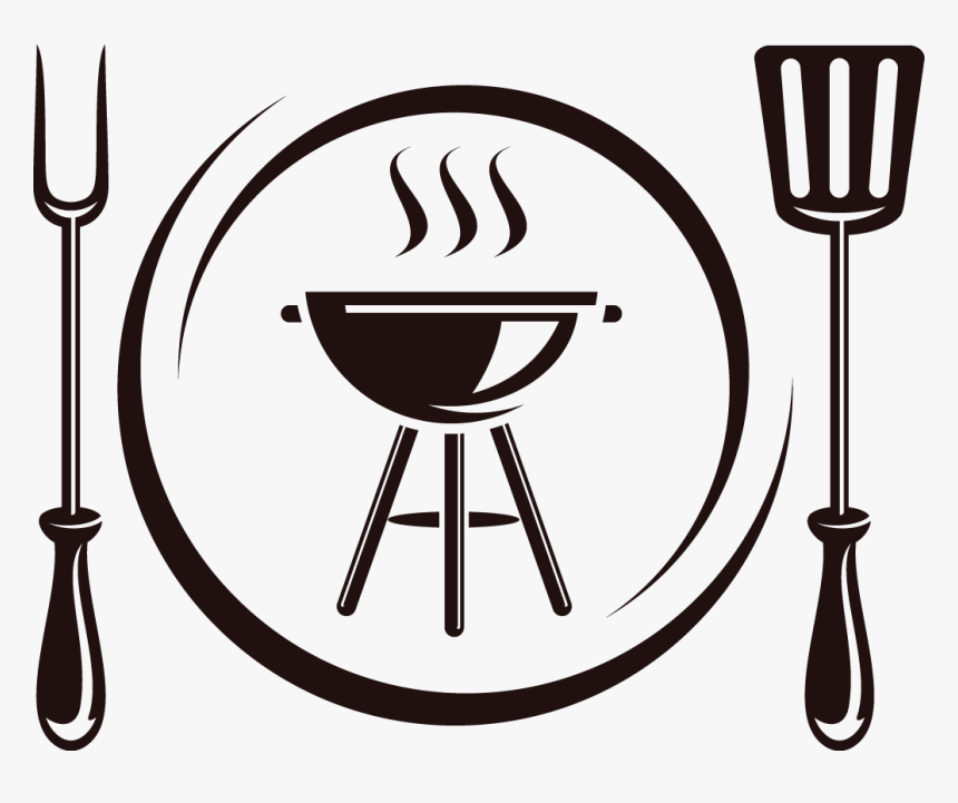 Transparent Fork And Knife Clipart - Grill Fork And Spoon Cartoon, HD Png Download