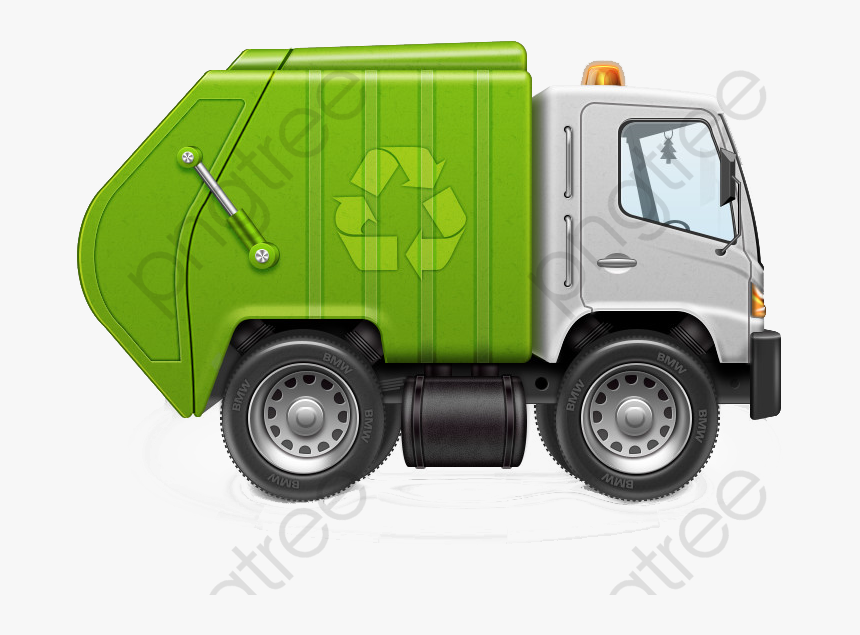 Transparent Dump Trucks Clipart - Caminhao De Lixo Png, Png Download