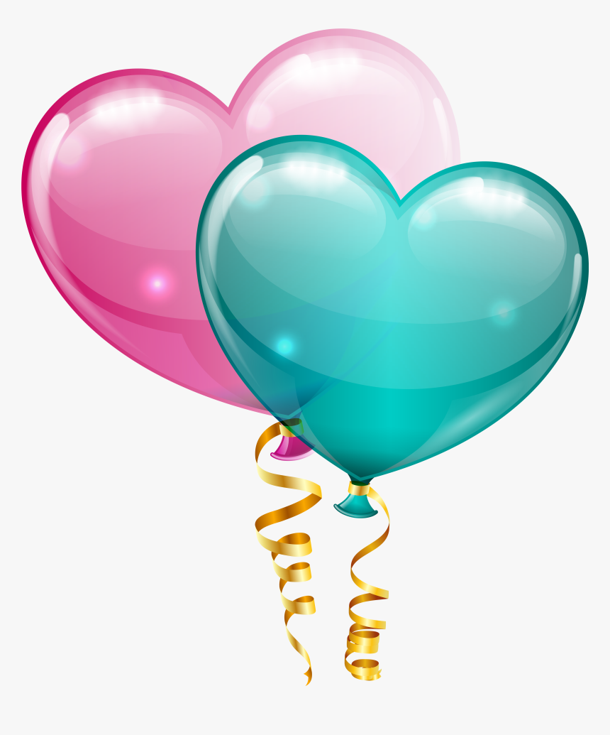 Heart Balloon Png, Transparent Png