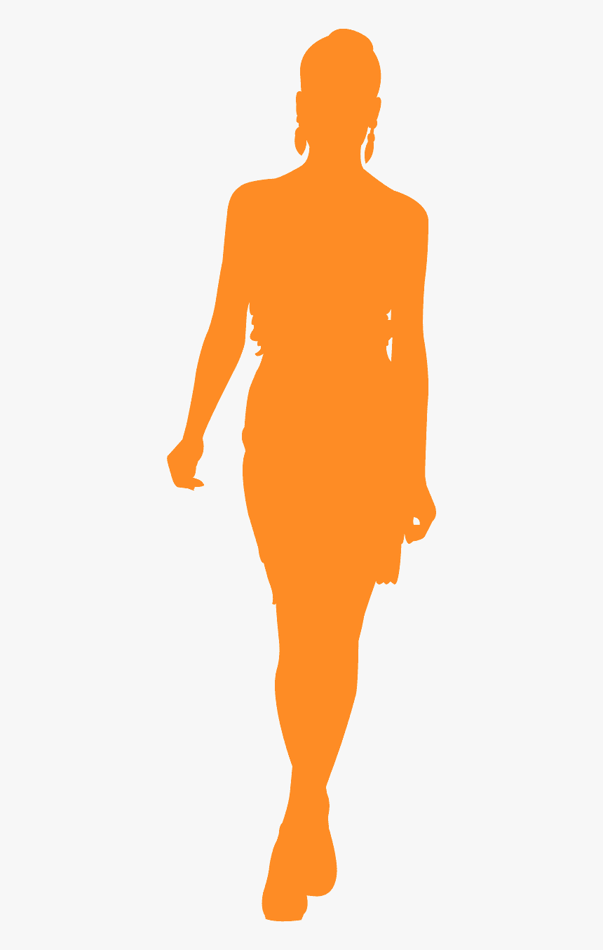Modella Silhouette, HD Png Download