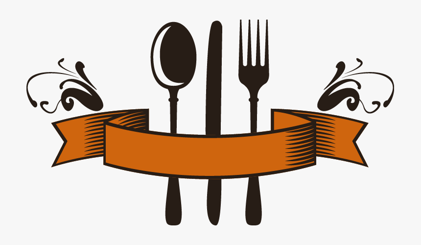Abstract Fork Png - Logo For Restaurant Business, Transparent Png