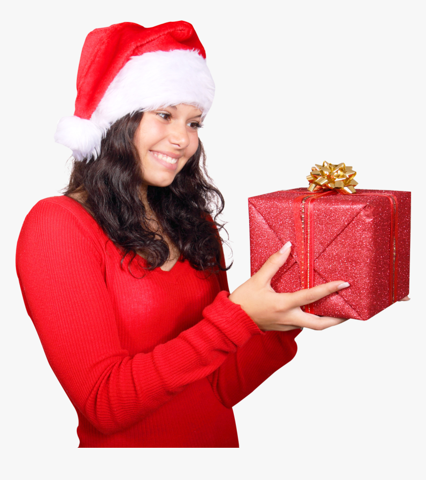 Girl Santa Claus Png, Transparent Png