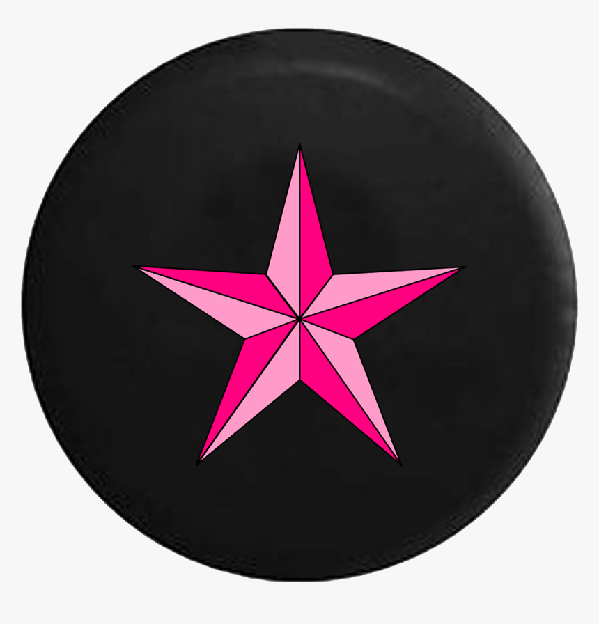 Pink Nautical Star Girls Sea Life Ocean - Circle, HD Png Download