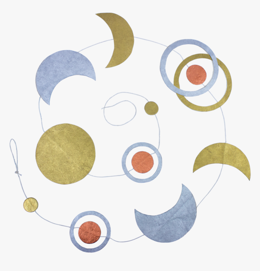 Moon Phase Garland - Circle, HD Png Download