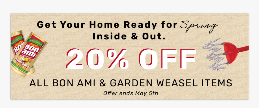 Garden Weasel And Bon Ami - Bon Ami, HD Png Download