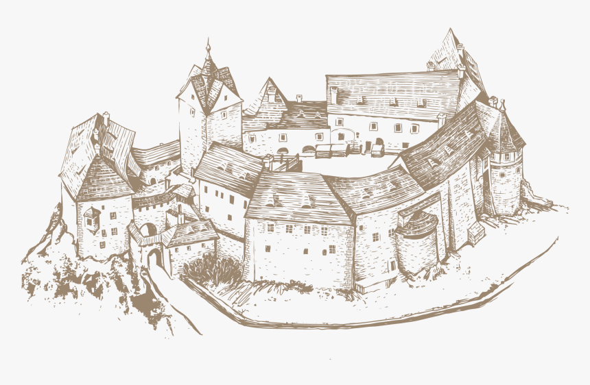 Loket Castle - Illustration, HD Png Download