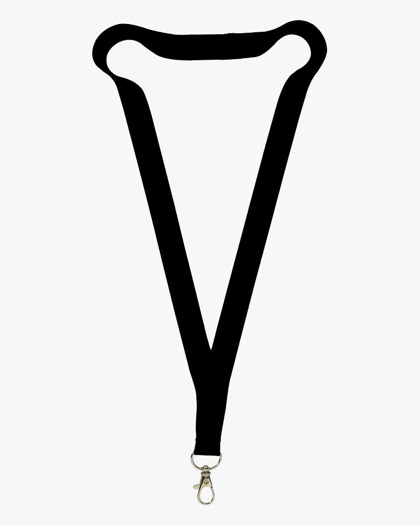 Cordon Porta Gafete Negro, HD Png Download