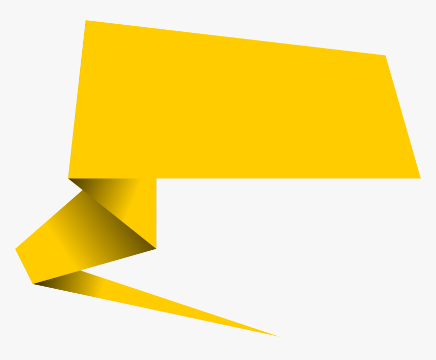 Origami Speech Bubble Png, Transparent Png