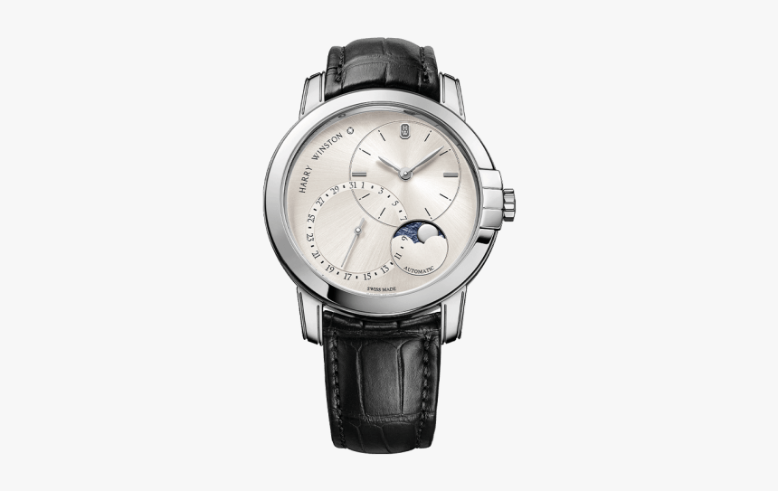 Midnight Date Moon Phase Automatic 42mm - Midnight Date Moon Phase Automatic 42mm Harry Winston, HD Png Download
