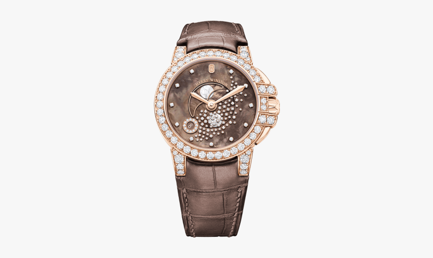 Ocean Moon Phase 36mm - Harry Winston Ocean Moon Phase, HD Png Download