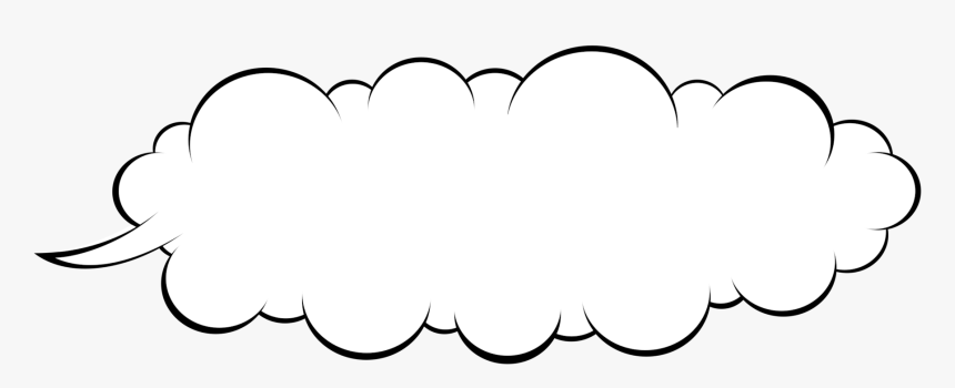 Line Art,leaf,symmetry - Speech Cloud, HD Png Download
