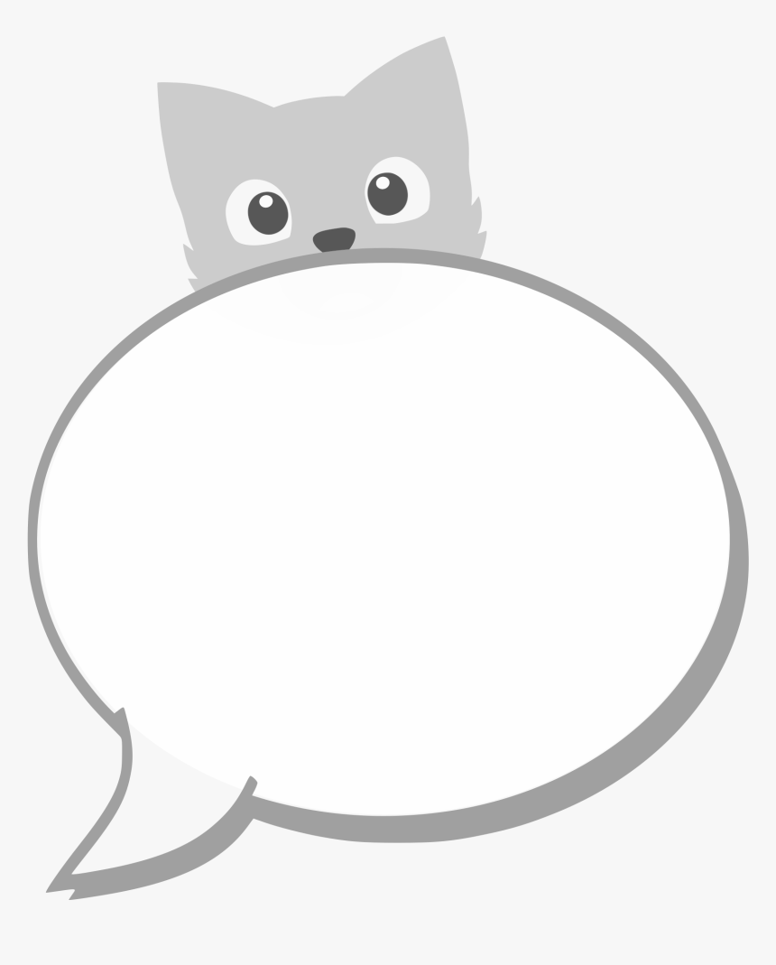Speech Balloon Drawing Comics Whiskers - Cartoon, HD Png Download