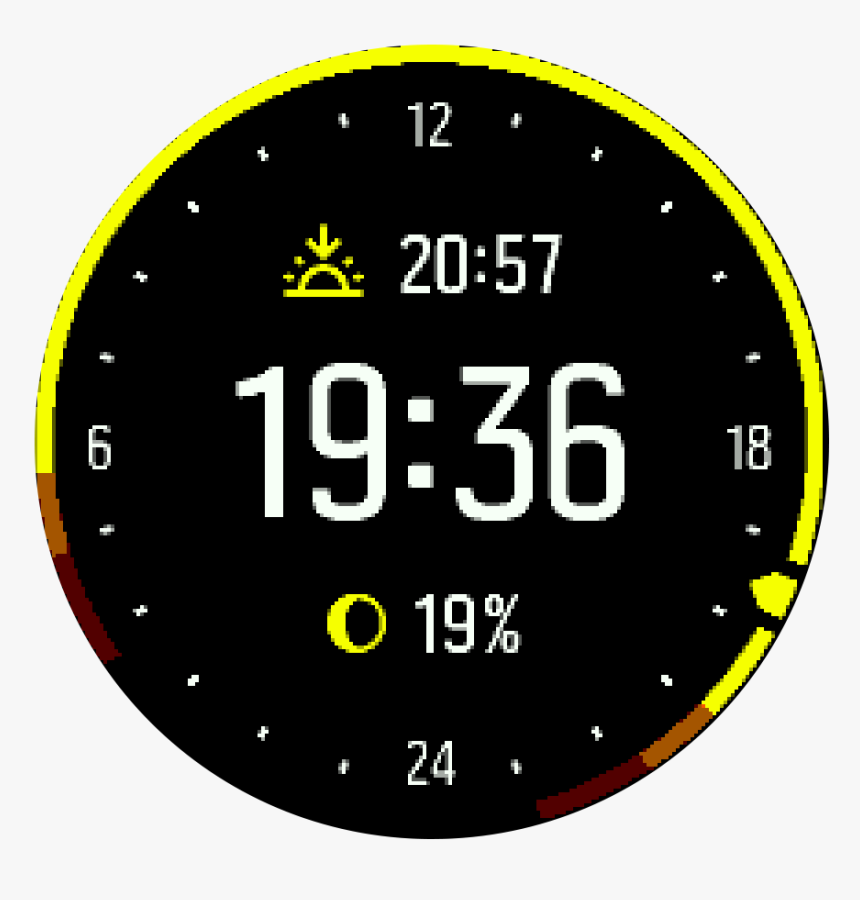 Moonphase Watchface Trainer - Circle, HD Png Download