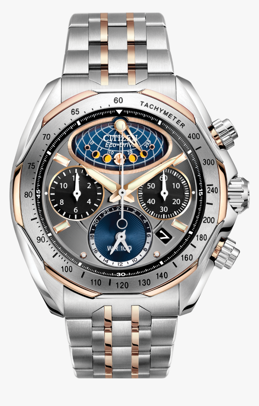 Moon Phase Flyback - Citizen Moon Phase Flyback, HD Png Download